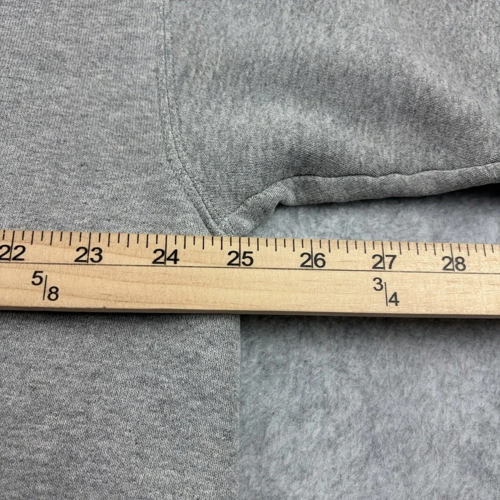 Vtg‎ Banana Republic Sweatshirt Mens Large Gray Embroidered Distressed 90s USA